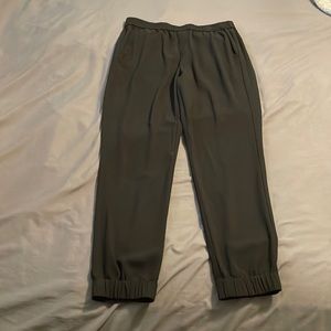 Banana Republic black elastic work pants